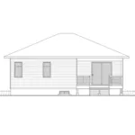 Ranch House Plan Rear Elevation - Gonzales Pass Rustic Home 032D-1079 - Shop House Plans and More