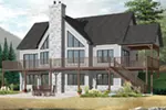 Mountain House Plan Front Photo 01 - 032D-1084 - Shop House Plans and More