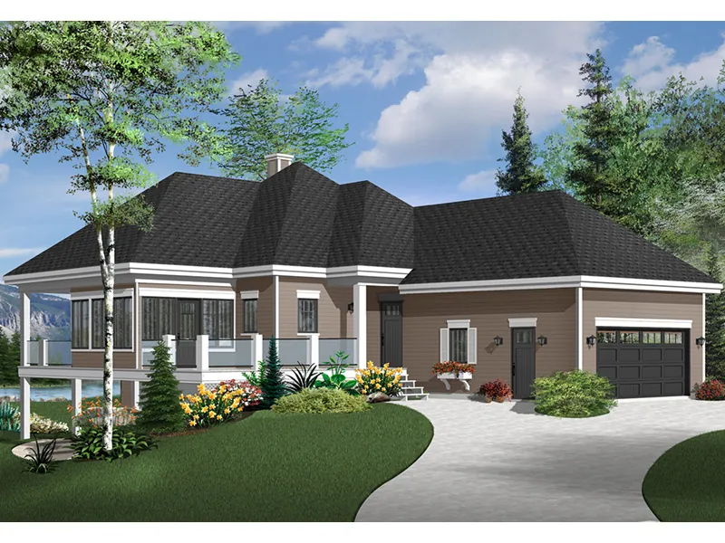 Craftsman House Plan Front Photo 01 - 032D-1087 - Shop House Plans and More