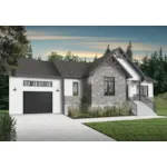 Traditional House Plan Front of Home - Romney Ridge Ranch Home 032D-1089 - Shop House Plans and More