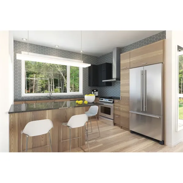 Cabin & Cottage House Plan Kitchen Photo 01 - Solimar Modern Home 032D-1090 - Shop House Plans and More