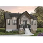 Modern House Plan Front Photo 01 - Thistle Woods Home 032D-1091 - Shop House Plans and More