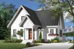 Cabin & Cottage House Plan Front of House 032D-1105