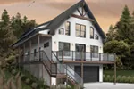 Mountain House Plan Front Photo 01 - 032D-1106 - Shop House Plans and More