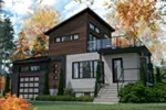 Modern House Plan Front of Home - Joshua Modern Home 032D-1108 - Search House Plans and More