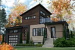 Rustic House Plan Front Photo 03 - Joshua Modern Home 032D-1108 - Search House Plans and More