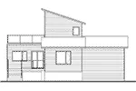 Rustic House Plan Rear Elevation - Joshua Modern Home 032D-1108 - Search House Plans and More