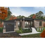 Modern House Plan Front Photo 03 - Osage Trail Modern Home 032D-1109 - Shop House Plans and More