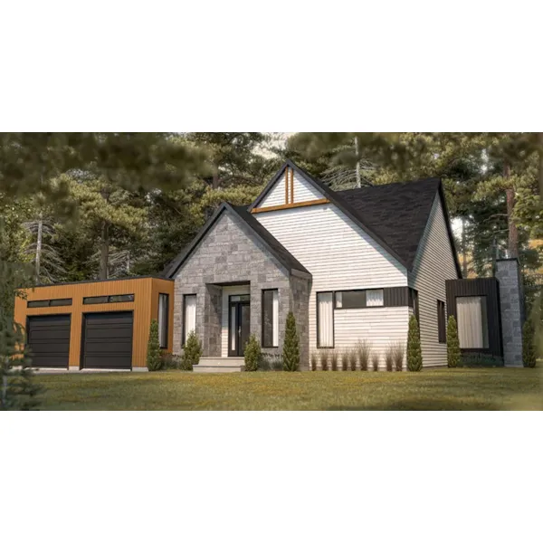 Mountain House Plan Front Photo 04 - Kimpton Modern Home 032D-1110 - Search House Plans and More