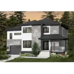 Modern House Plan Front Photo 02 - Walterman Modern Home 032D-1116 - Shop House Plans and More