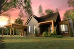 Mountain House Plan Front of Home - 032D-1120 - Shop House Plans and More
