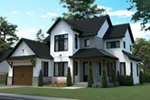 Craftsman House Plan Front of Home - 032D-1137 - Shop House Plans and More