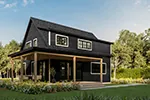 Mountain House Plan Rear Photo 01 - 032D-1184 - Shop House Plans and More