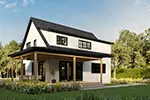 Mountain House Plan Rear Photo 02 - 032D-1184 - Shop House Plans and More