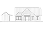 Cabin & Cottage House Plan Rear Elevation - 032D-1192 | House Plans and More