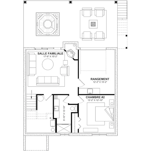 Lake House Plan Second Floor - 032D-1212 | House Plans and More