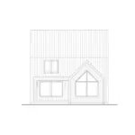 Cabin & Cottage House Plan Rear Elevation - Freya Modern Farmhouse 032S-0005 - Shop House Plans and More