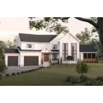 Country House Plan Front of House 032S-0006