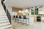 Luxury House Plan Kitchen Photo 01 - Riverwalk Modern Farmhouse 032S-0006 - Shop House Plans and More