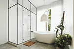 Luxury House Plan Master Bathroom Photo 01 - Riverwalk Modern Farmhouse 032S-0006 - Shop House Plans and More