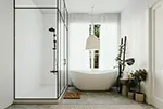 Luxury House Plan Master Bathroom Photo 04 - Riverwalk Modern Farmhouse 032S-0006 - Shop House Plans and More