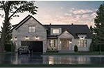 Rustic House Plan Front of House 032S-0008
