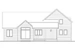 Rustic House Plan Rear Elevation - 032S-0008 | House Plans and More