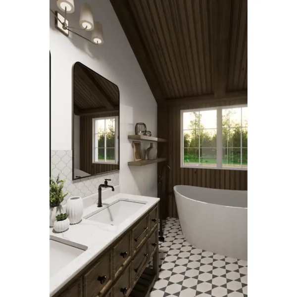 Modern Farmhouse Plan Master Bathroom Photo 01 - 032S-0012 | House Plans and More