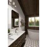 Modern Farmhouse Plan Master Bathroom Photo 01 - 032S-0012 | House Plans and More