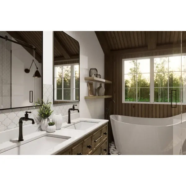 Modern Farmhouse Plan Master Bathroom Photo 02 - 032S-0012 | House Plans and More