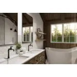 Modern Farmhouse Plan Master Bathroom Photo 02 - 032S-0012 | House Plans and More