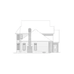 European House Plan Left Elevation - Ashington Traditional Home 033D-0001 - Search House Plans and More