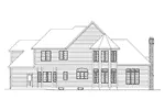 Southern House Plan Rear Elevation - Ashington Traditional Home 033D-0001 - Search House Plans and More