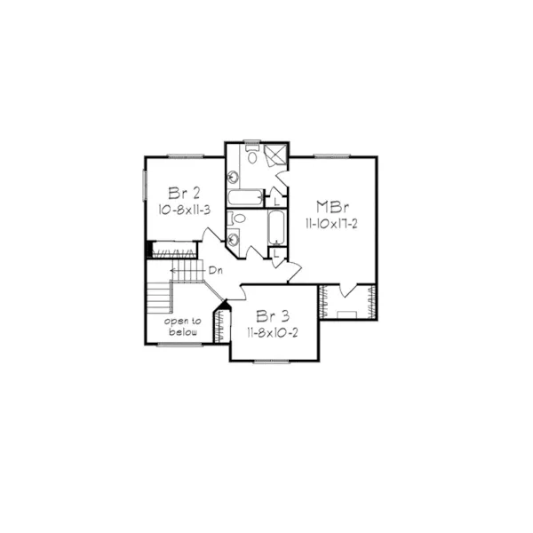 Neoclassical House Plan Second Floor - Barclay Hill Neoclassical Home 033D-0002 - Search House Plans and More