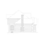 Neoclassical House Plan Left Elevation - Barclay Hill Neoclassical Home 033D-0002 - Search House Plans and More