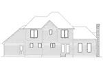 Traditional House Plan Rear Elevation - Barclay Hill Neoclassical Home 033D-0002 - Search House Plans and More