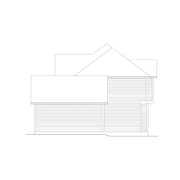 Neoclassical House Plan Right Elevation - Barclay Hill Neoclassical Home 033D-0002 - Search House Plans and More