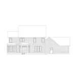 Craftsman House Plan Rear Elevation - Ashberry Southern Country Home 033D-0003 - Search House Plans and More