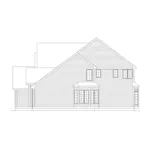 Craftsman House Plan Right Elevation - Ashberry Southern Country Home 033D-0003 - Search House Plans and More