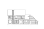 Southern House Plan Rear Elevation - Ferndale Traditional Home 033D-0004 - Search House Plans and More