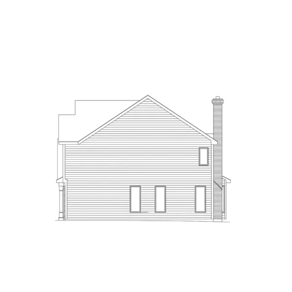 Southern House Plan Right Elevation - Ferndale Traditional Home 033D-0004 - Search House Plans and More