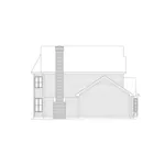 Country House Plan Left Elevation - Dorchester Traditional Home 033D-0005 - Search House Plans and More