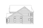 Traditional House Plan Right Elevation - Dorchester Traditional Home 033D-0005 - Search House Plans and More