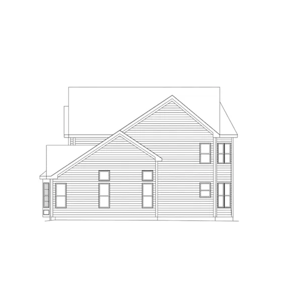 Country House Plan Right Elevation - Dorchester Traditional Home 033D-0005 - Search House Plans and More