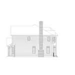 Colonial House Plan Right Elevation - Wildbriar Traditional Home 033D-0006 - Shop House Plans and More