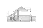Southern House Plan Left Elevation - Claremont Crest Traditional Home 033D-0007 - Search House Plans and More