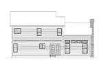 Traditional House Plan Rear Elevation - Elmswick Country Farmhouse 033D-0008 - Search House Plans and More