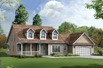 Charming Two-Story With Dormers And Porch