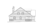 Southern House Plan Left Elevation - Hillview Country Home 033D-0009 - Search House Plans and More