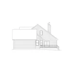 Traditional House Plan Right Elevation - Hillview Country Home 033D-0009 - Search House Plans and More